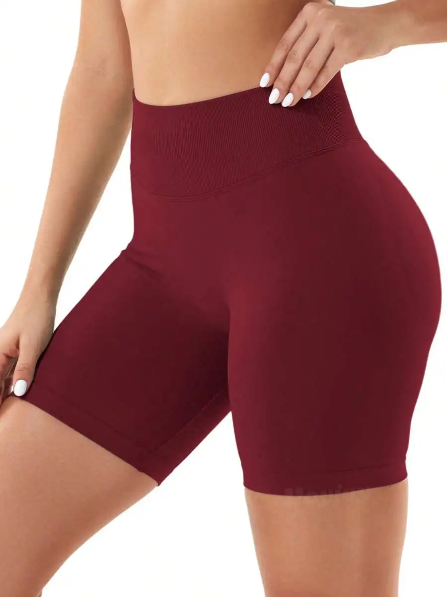 

Women Workout Shorts 4.5 Inch Scrunch Butt Lifting Seamless Biker Gym Shorts