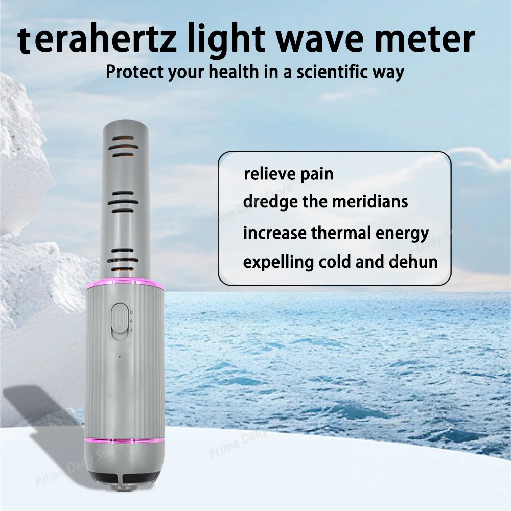 650W Terahertz Blue‑Light Wand Blower, Health Relaxation Massage Instrument with Lightwave Therapy