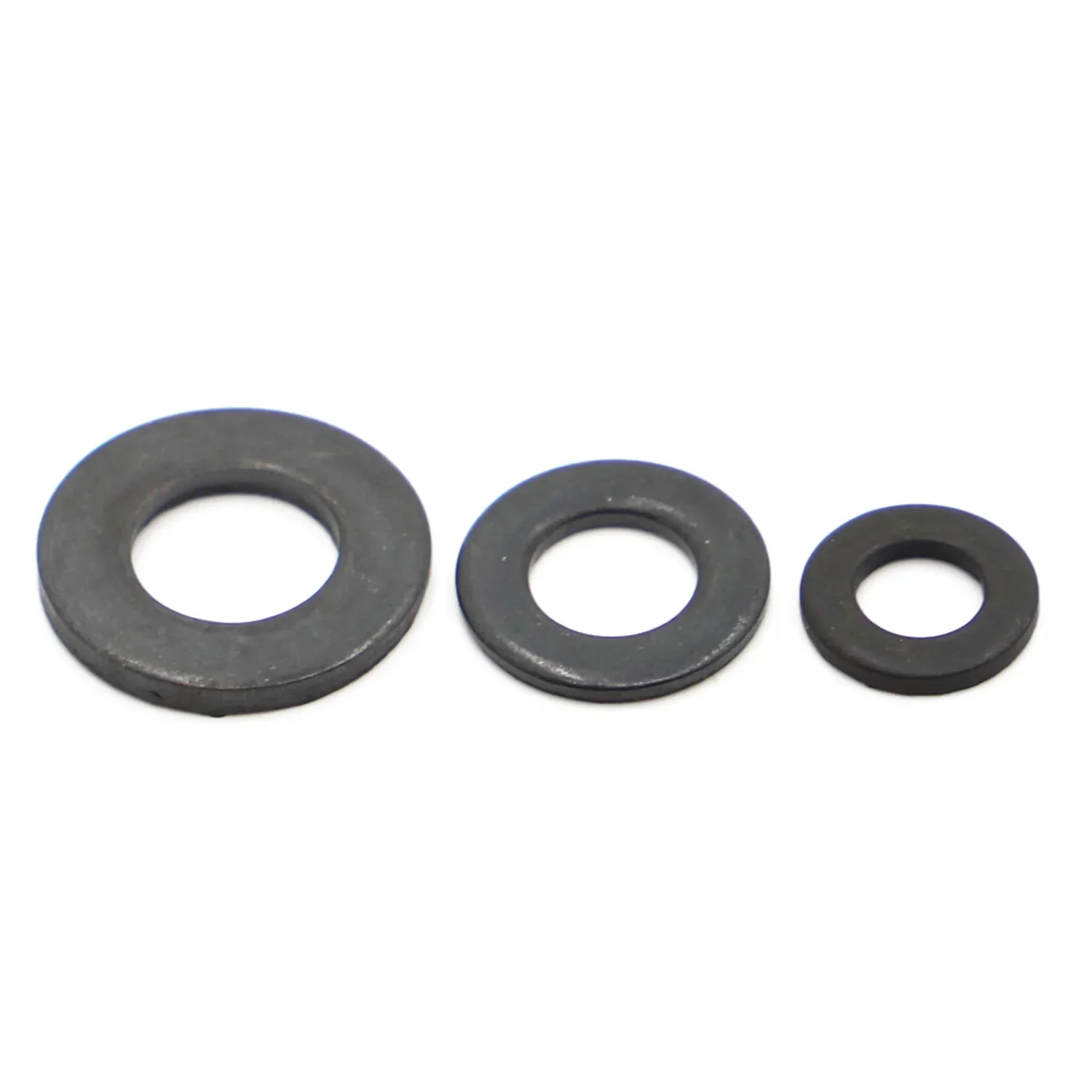 M2 M2.5 M3 M4 M5 M6 M8 M10 M12 M14 M16 M20 M22 M24 Black Grade 8.8 Carbon Steel Flat Washer Plain Gasket Pad GB97 DIN125 - Image 5