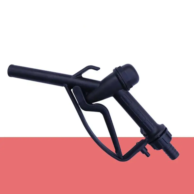 Plastic Manual Heavy Duty Fuel Nozzle Gun with Hook 25mm / 20mm Straight Spout Diesel & Gasoline Nozzle, Max Flow 45L/min