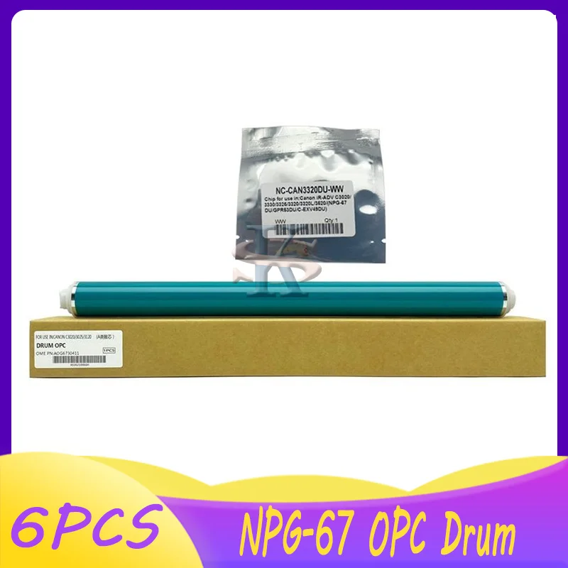 

6X NPG-67 OPC Drum for CANON imageRUNNER iR C3020 C3320 C3325 C3330 C3520 C3525 C3530 C3020i C3520i C3525i C3530i C3325i C3330i