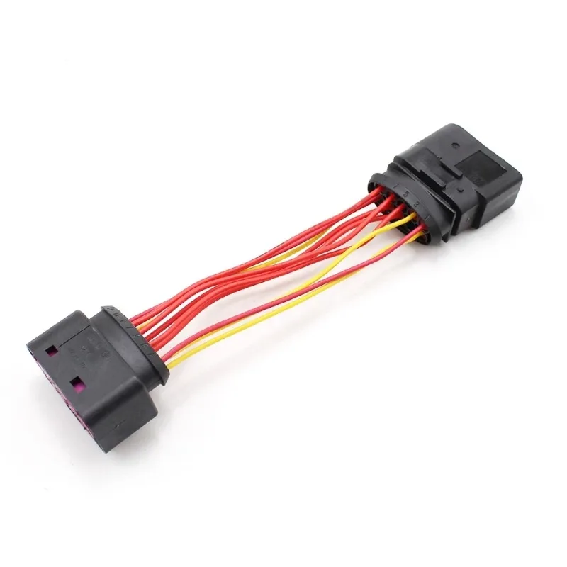 

For Xenon Headlight 10 To 14 Pin Wiring Harness Connector Plug Adapter 1J0973737 1J0973835