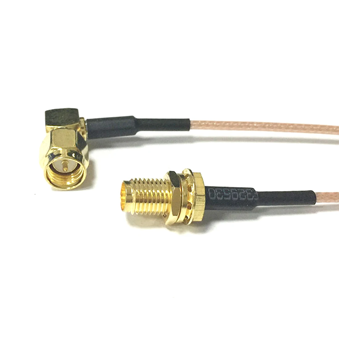 Modem Extension Cable SMA Male Plug Right Angle Switch SMA Female Jack Nut RF Pigtial RG178 Cable 15cm 6inch