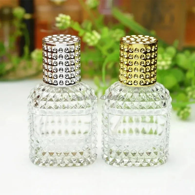 3pcs 30/50ml Pineapple Bottle Glass Portable Refillable Perfume Bottle Cosmetic Container Empty Spray Atomizer Travel Sub-bottle