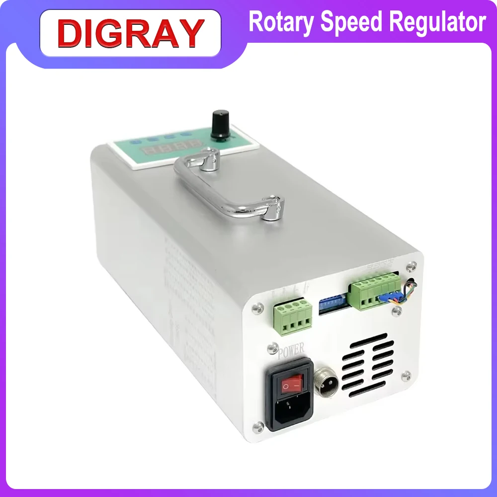 DIGRAY Rotary Speed ​​Regulator Pulse Generator Rotary Fixture Stepper Motor Control Box