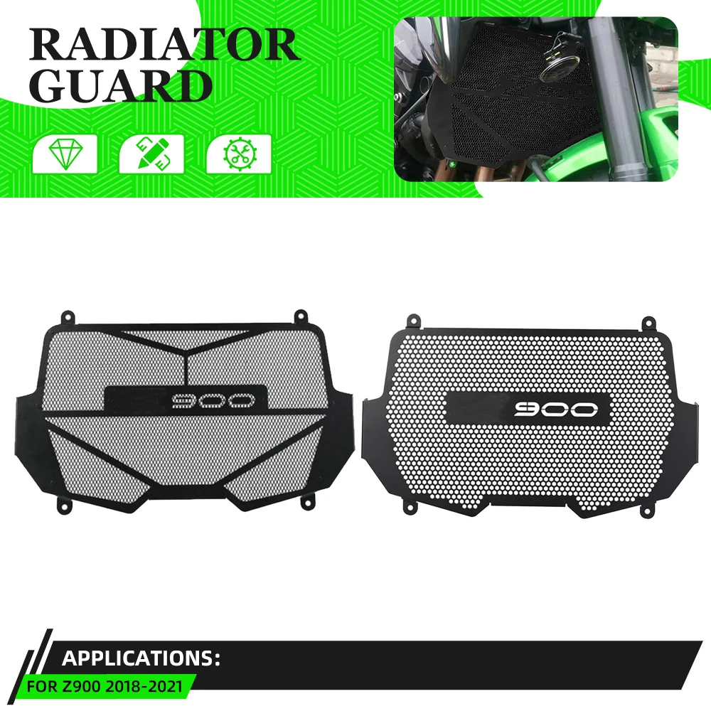 

FOR Z900 2018 2019 2020 2021 Motorcycle Radiator Guard Grille Cover Protector Z 900 Accessories Cooler Protection