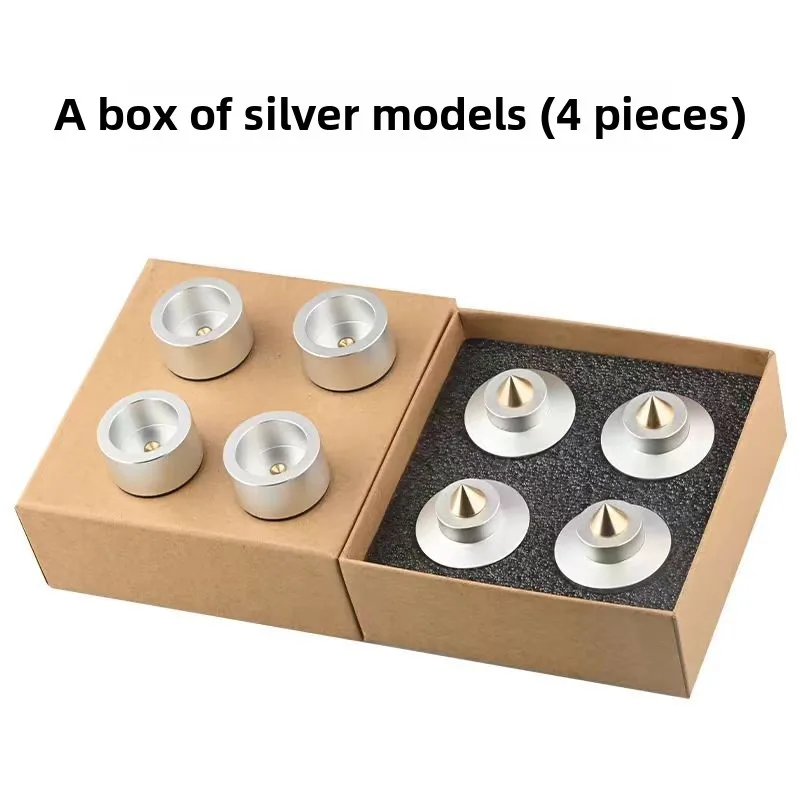 

4Pcs Audiophile audio Shock Spikes Spring Pad Upgrade HIFI Speaker Spike CD Amplifier Aluminium practical feet Mat Holder