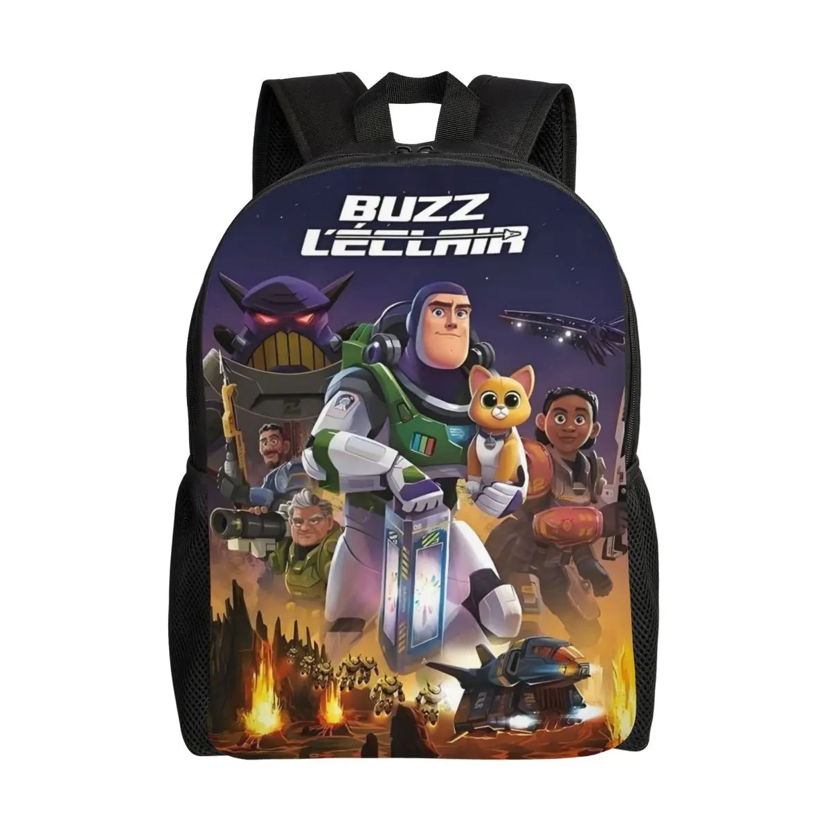 

Рюкзак для путешествий Pixar Buzz L'Eclair на заказ, женский и мужской школьный рюкзак для ноутбука, сумка для книг «История игрушек», студенческий рюкзак, сумки