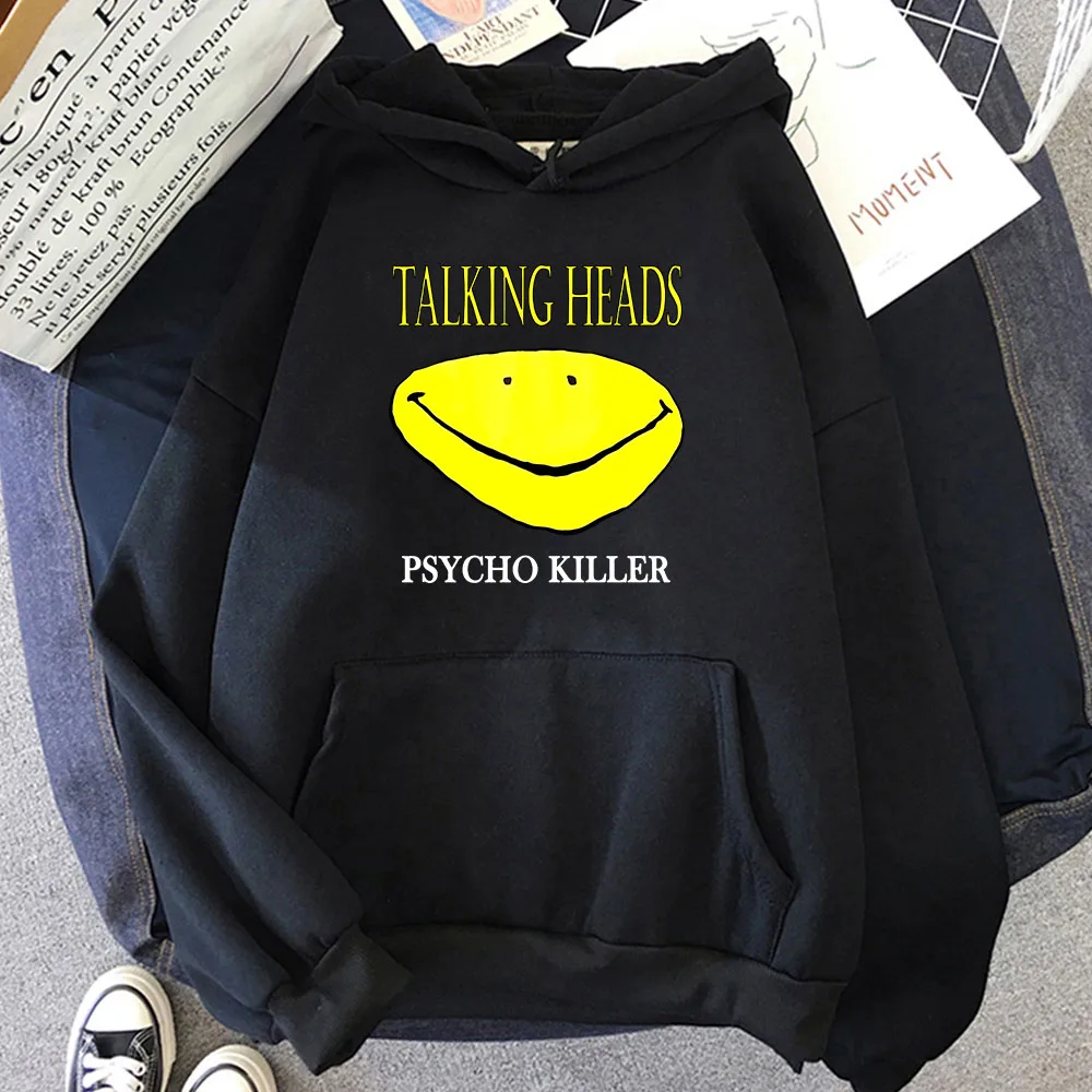 

Толстовки с капюшоном Psycho Killer Talking Heads Ropa Hombre Sudaderas, мужские и женские толстовки с длинными рукавами, пуловеры с забавным графическим принтом