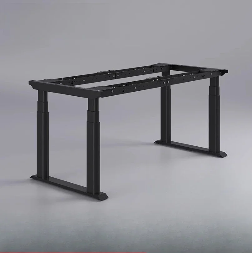 

Four-motor electric lifting table legs, computer office home workbench, solid wood