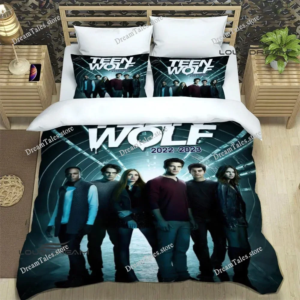 

Fashion 3D Print Bed Sheet Teen Wolf Bedding Set Single Twin Full Queen King Size Bed Set Adult Kid Bedroom Duvetcover Sets369