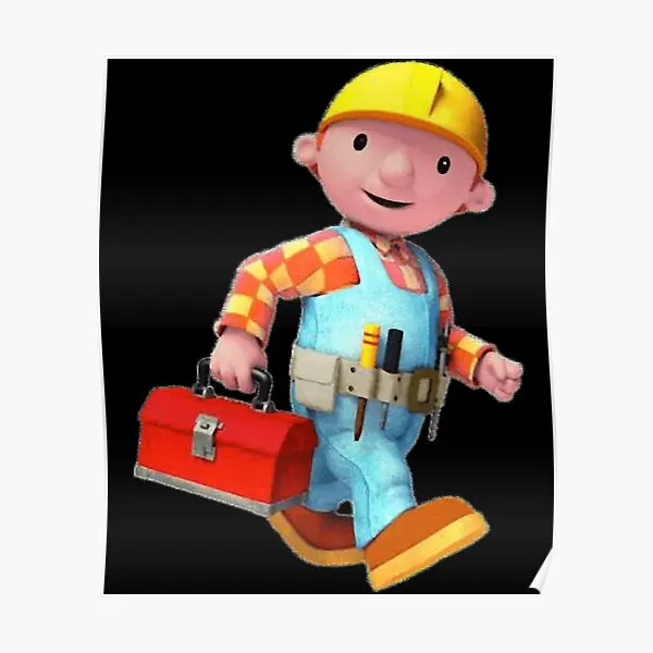 Bob The Builder Classic  Poster Mural Home Picture Decoration Room Painting Vintage Art Print Wall Decor Funny Modern No Frame