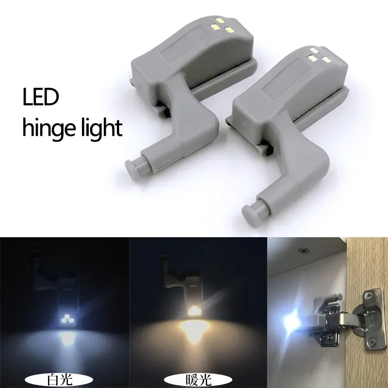 

LED Cabinet Light Universal Hydraulic Hinge Lamp Automatic Switch Induction Lights Wardrobe Cupboard Kitchen Closet Night Light