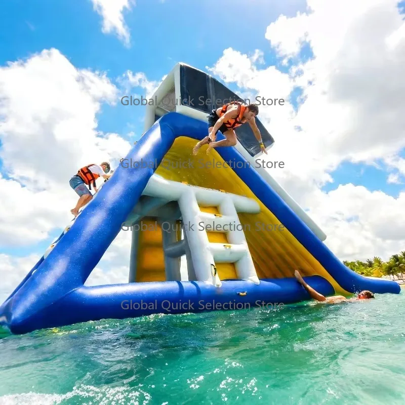 

Durable and Cost Effective Climbing and Slippery with Shaded Cave Inflatable Large Slide for Water-themed Park