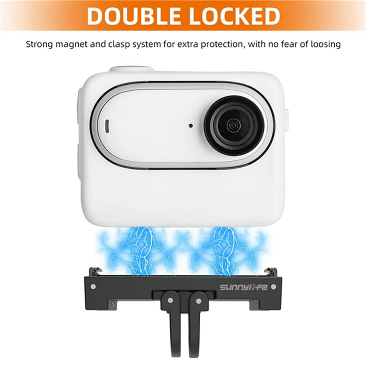 AT42 untuk Insta360GO3 GO 3S Adaptor Aksesori Rilis Cepat Kamera Jempol Pelat Ekspansi Pelat Rilis Cepat