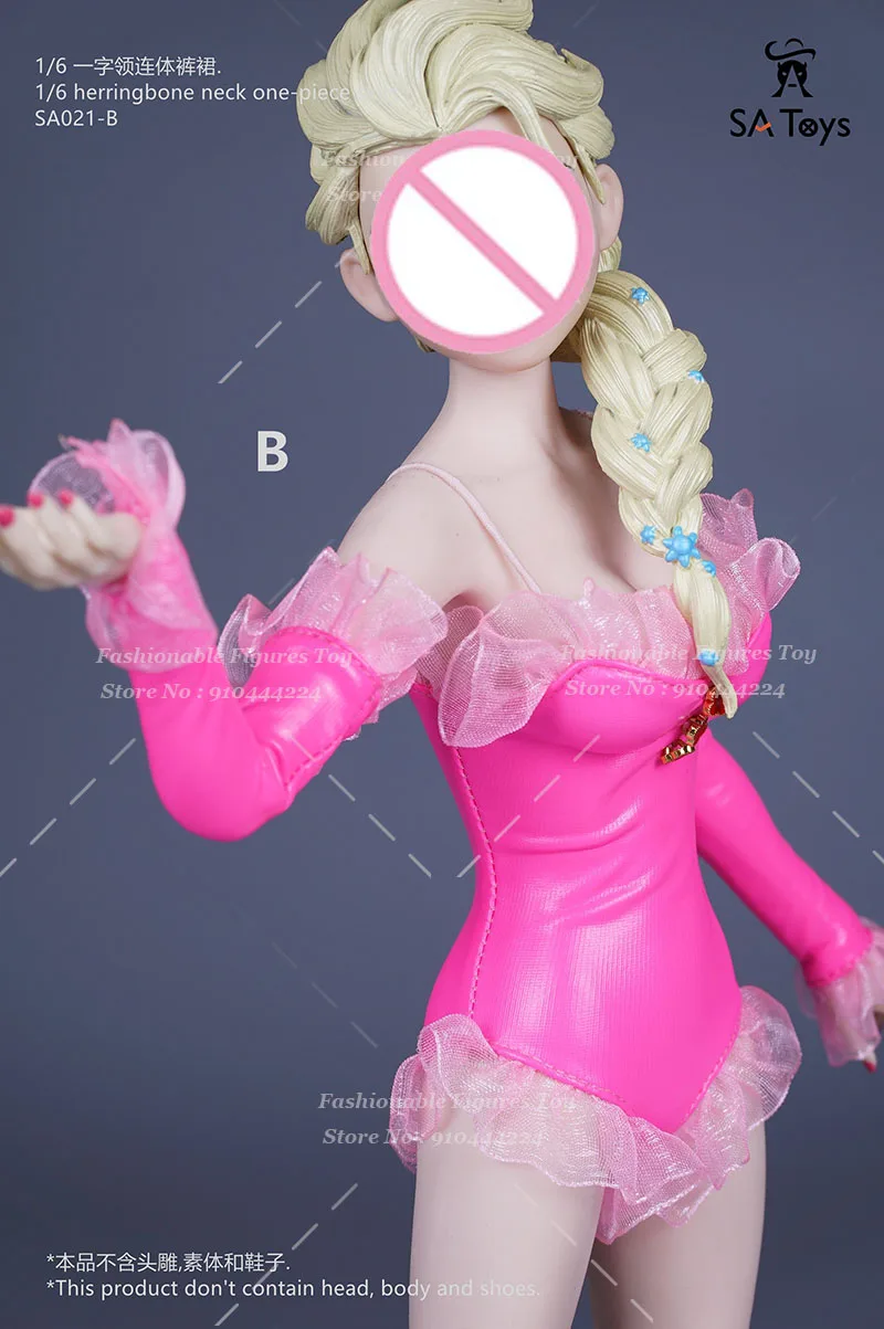 SA Toys 1/6 kobiety żołnierz body łyżwiarstwo liryczny taniec kostium baletowy koronkowe obcisłe kombinezony Fit 12 "figurka ciało