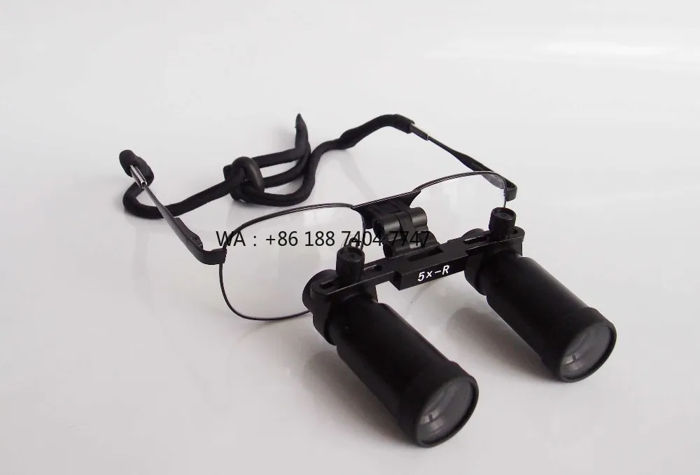 Micare 420mm Metal 65mm 90mm 80g Magnify Dental Surgical Ent Loupe with Led Light 5.0x,5.0x 5.0x-r CN;JIN