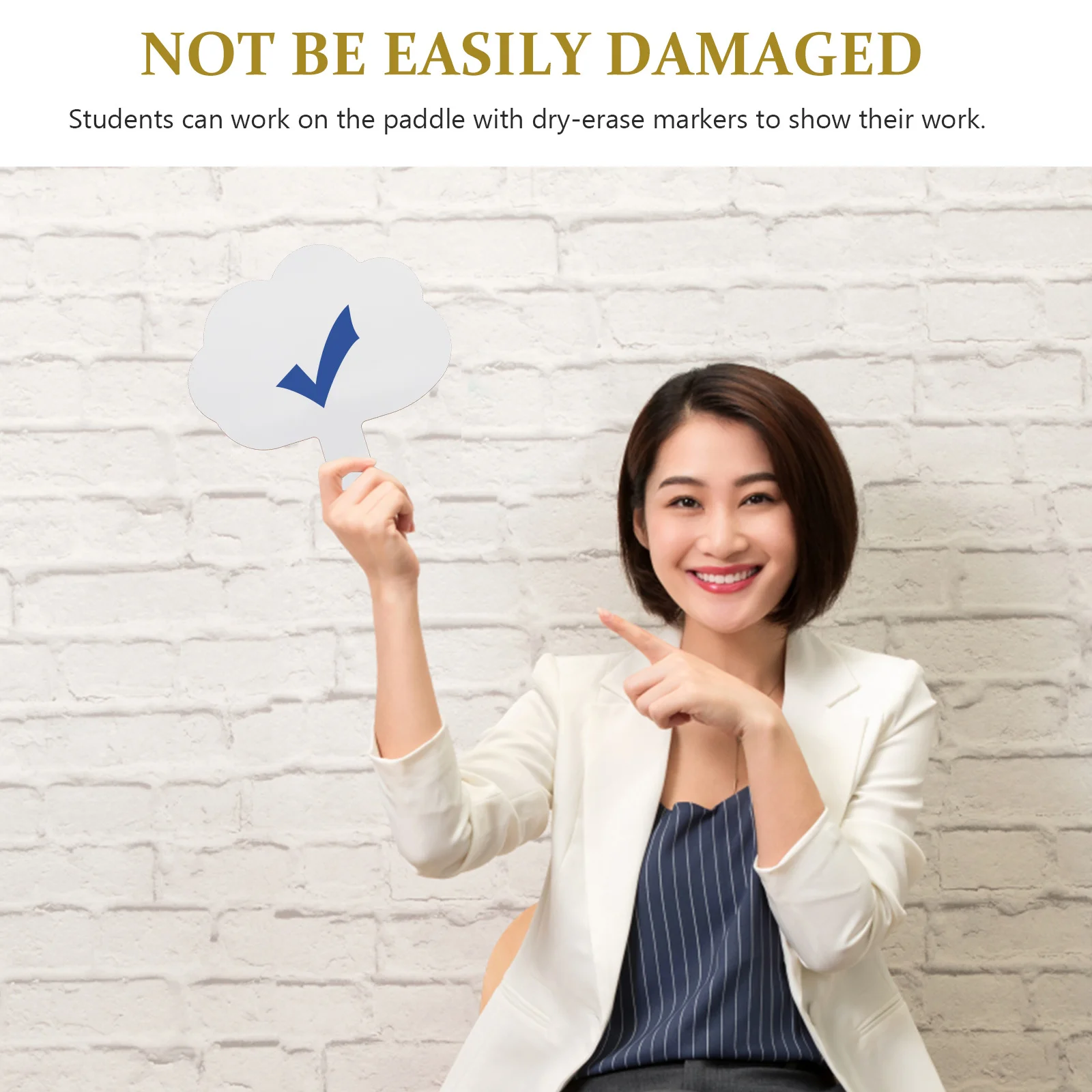 

1 set 1 Set Of Children'S Writing Doodle Board Reusable Dry Erase Paddle Portable Answer Board For Classroom Student Daily Use