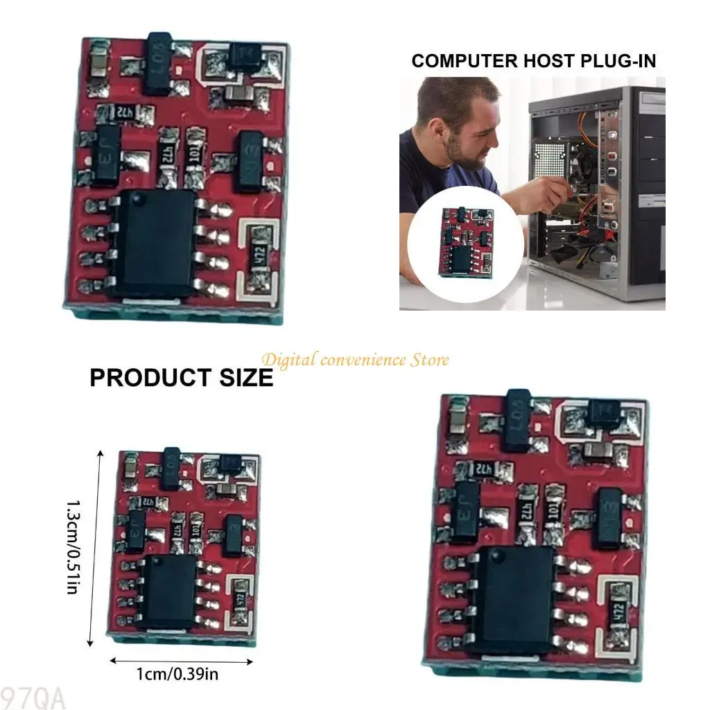97QA Discreet USB Fan Emulator for Desktop Laptop Fan Imitator Emulator