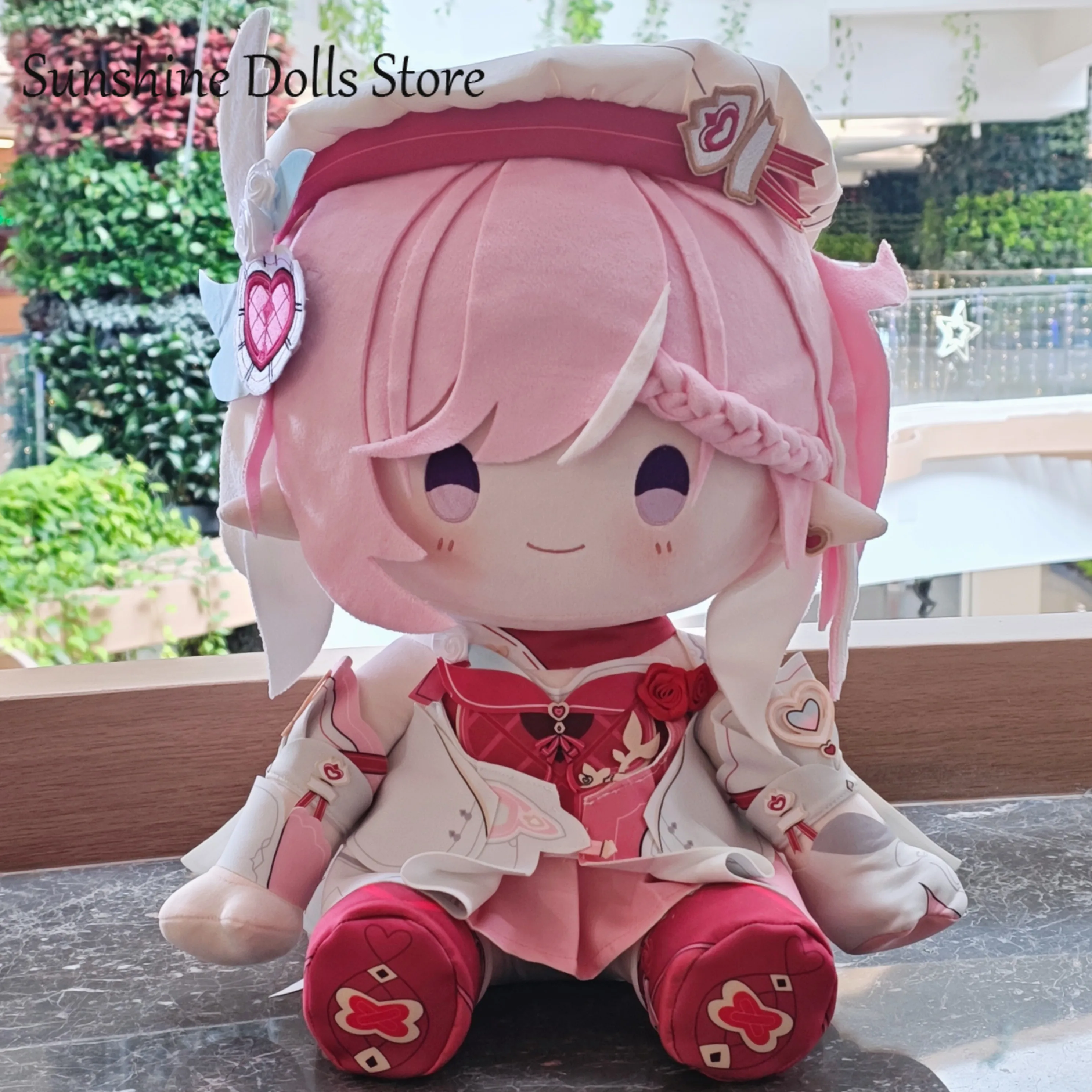 40cm Game Honkai Impact 3rd Elysia Plush Stuffed Cotton Doll Plushie Game Sitting Posture Toys Change Clothes Mascot Toys Gift
