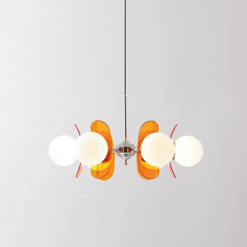 

Nordic Cream Style Color Acrylic Ceiling Lamp Memphis Bauhaus Magic Bean Lamp Bedroom Study Dining Room Creative Pendant Light