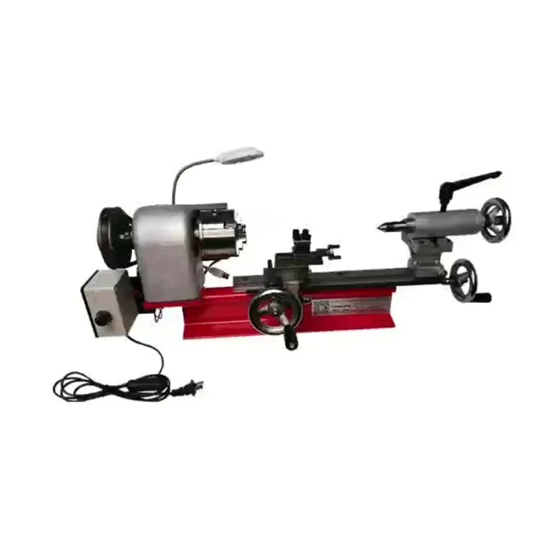 New Mini Miniature Desktop Small Lathe/DIY /metal/clock/woodworking/wenwan Home Instrument Lathe