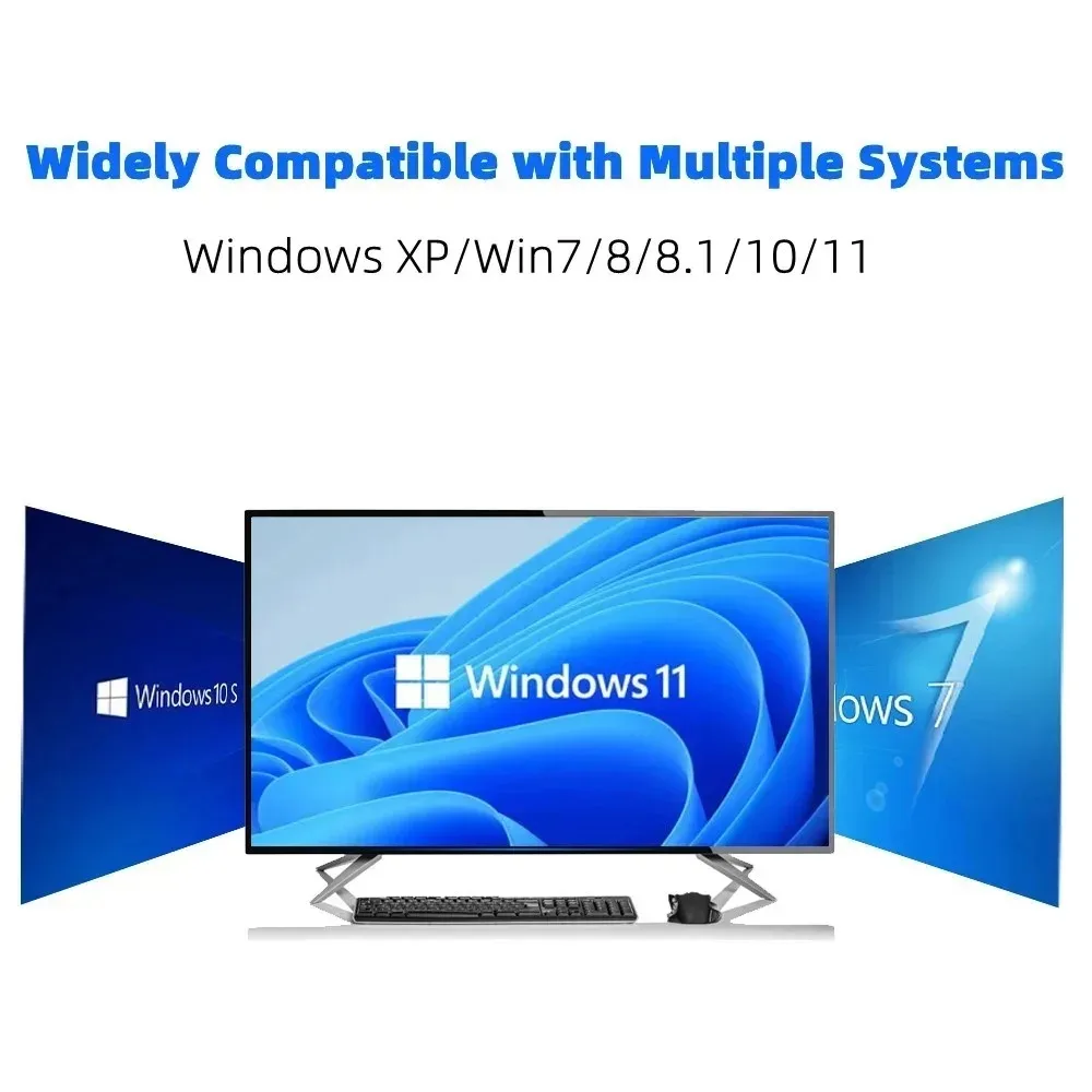 WiFi Network Adapter Dual Band 2.4GHz 5Ghz Free Driver Realtek RTL8811CU Chip Mini USB Wireless Network Card 600Mbps