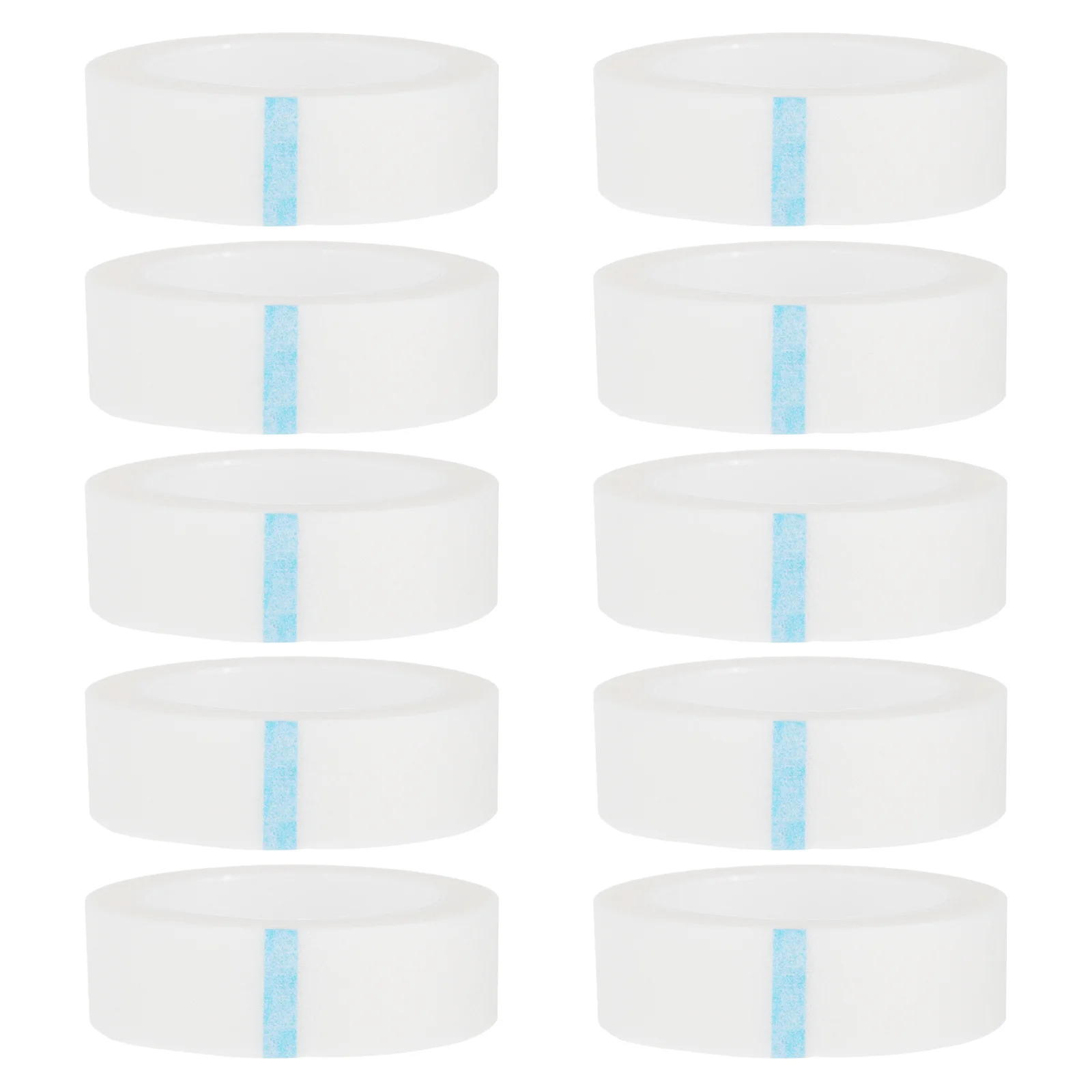 10Pcs Lash Extension Tapes Soft Breathable Eyelash Tapes Non-Woven Fabric Eyelash Grafting Tape Skin Protection Beauty Tools