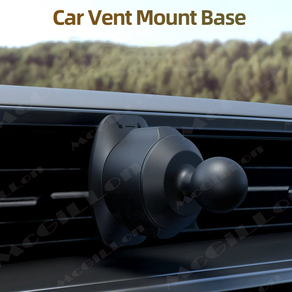 

Universal 17mm Ball Head for Car Air Vent Clip Phone Mount 360 Degree Rotable Car Air Outlet Phone Holder Base Accessories