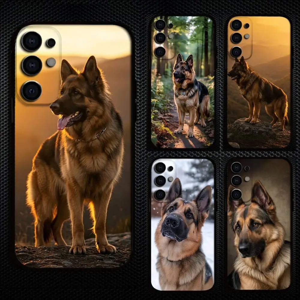 

Beauty German Shepherd Dog Phone Case For Samsung S25,S24,S21,S22,S23,S30,Ultra,S20,Plus,Fe,Lite,Note,10,9,5G Black Cover