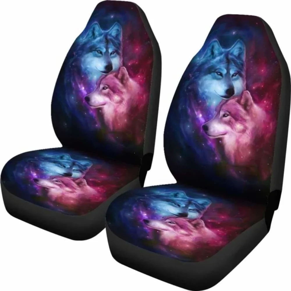 Spirit Wolf Car Seat Covers 200904,Pack of 2 Universal Front Seat Protective Cover