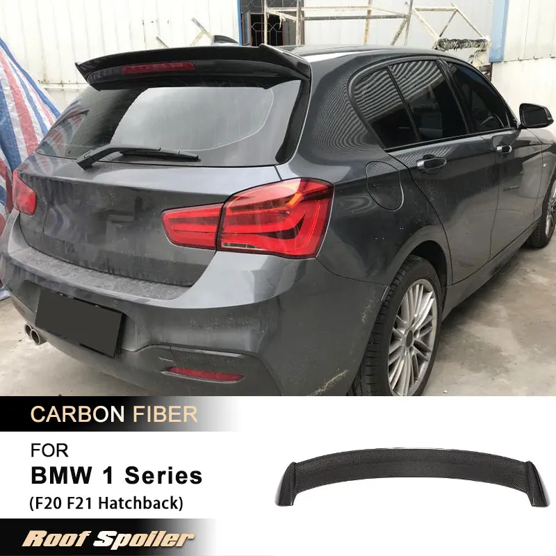 

Car Rear Roof Spoiler Wings for BMW 1 Series F20 F21 Hatchback 2012-2018 Rear Spoiler Roof Window Wing Lip Full Carbon Fiber