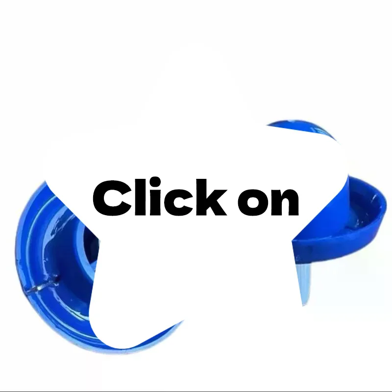 Blue Automatic Water Bowl 52mm Diameter 8mm Thread For Cattle Sheep Goat Farm Watering