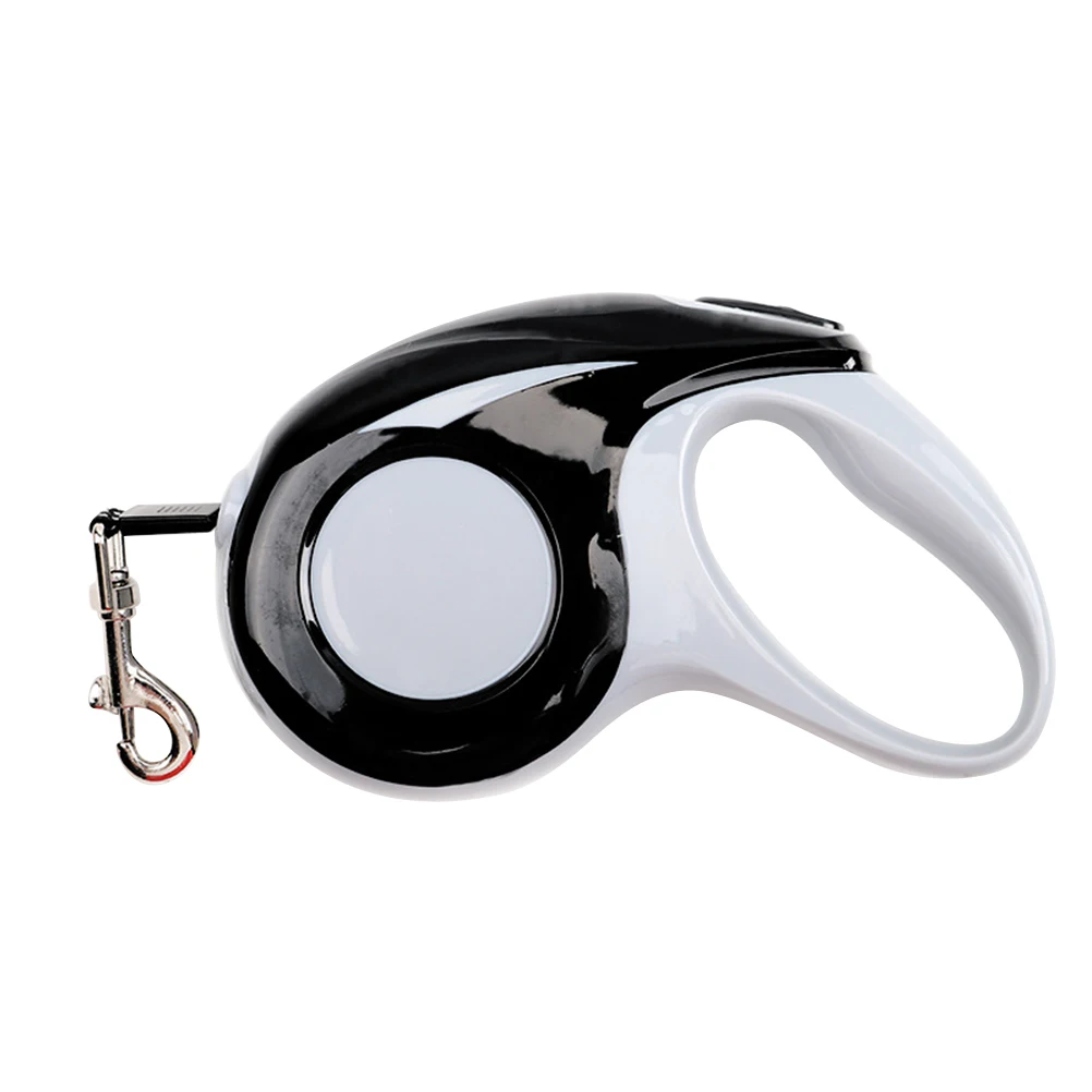

5M Long Training Pet Training Leash Lead Retractable Leash Black Easy Wear Remove Durable Material Metal Perfect for Pets