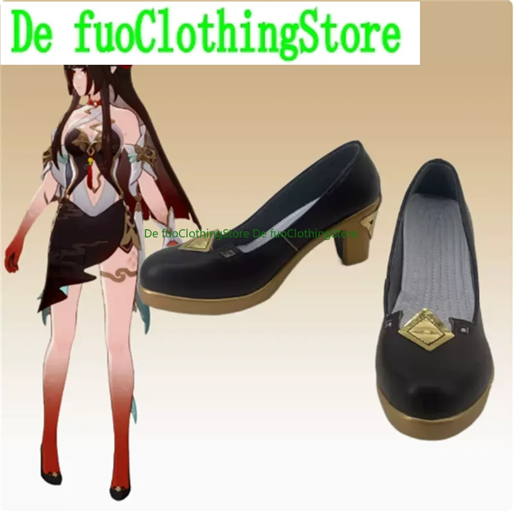

Lingsha Ling sha Honkai Impact Honkai: Star Rail Cosplay Shoes Boots Game Anime Halloween DefuoClothing Shoes Store