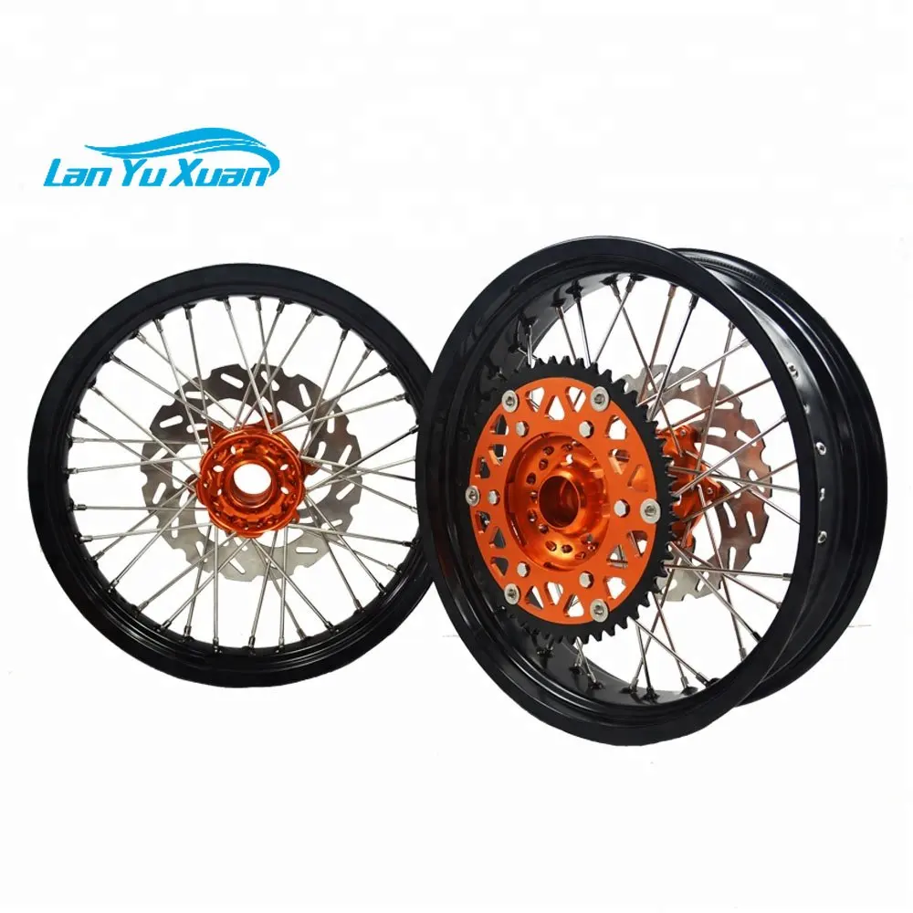 exc sxf xcw 250 300 450 supermoto 17 inch motorcycle wheels