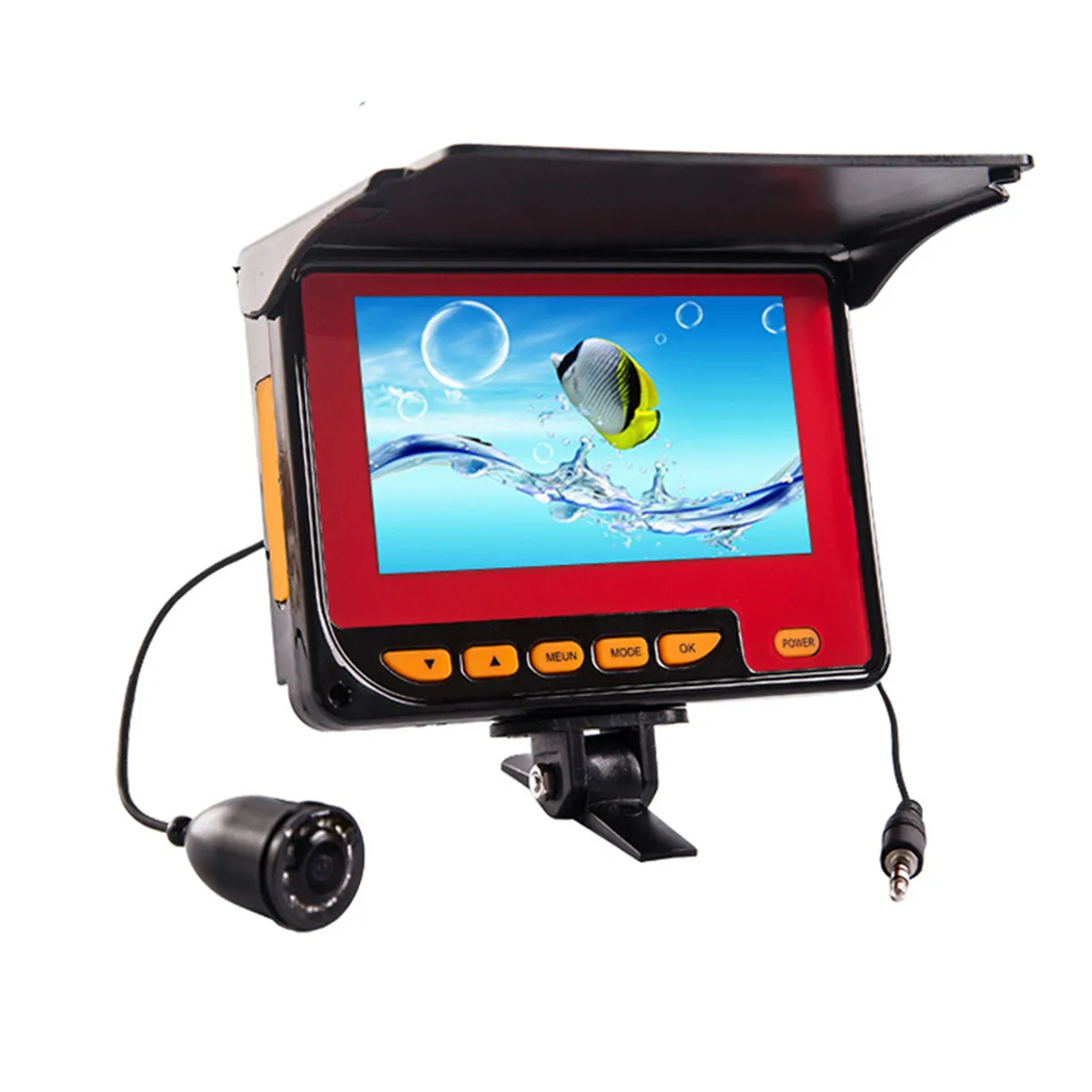 

5 Inch 130Degree Wide Angle Underwater 15/30M Fishing Camera DVR Take Photo and Video Fish Finder