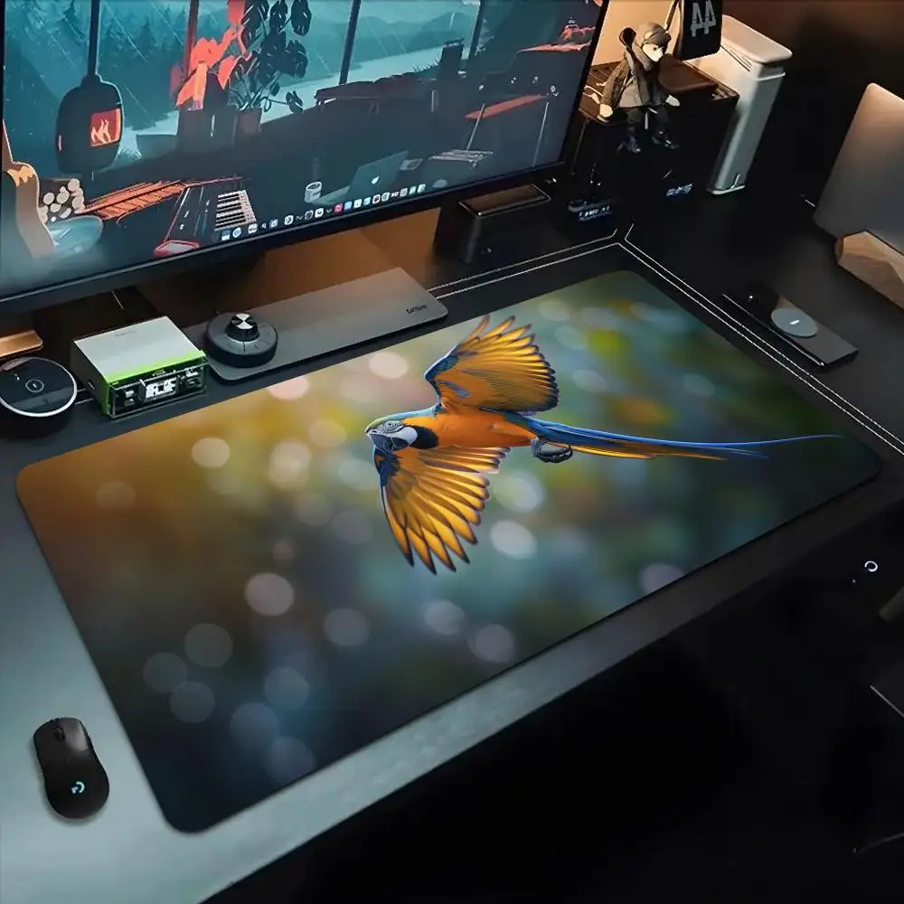 

parrot wallpaper Mouse Pad 500X1000 mm Large Gaming Mousepad Gamer XL Rubber Otaku Keyboard Pad Laptop Desk Mat