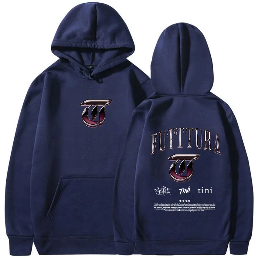 TINI STOESSEL Futtura Tour Album 2025 Graphic Hoodie Unisex Fashion Harajuku Style Sweatshirts Retro Oversized Long Sleeve Hoody