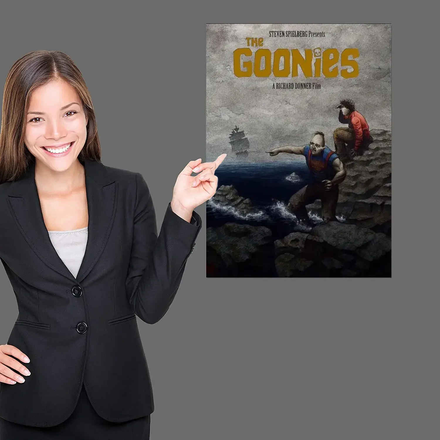 The Goonies Classic Canvas Poster, Wall Art Painting, Films Picture for Living Room, Bedroom Decoration, Christmas Gift