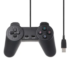 USB 2.0 Gamepad Gaming Joystick Wired Game Controller For Laptop Computer PC 135cm Cable Length