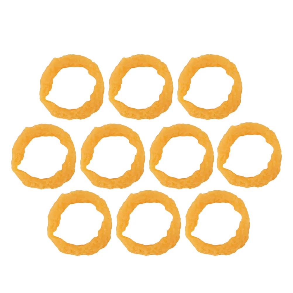 

14Pcs Fake Squid Rings Artificial Food Simulation Realistic Display Supply Photo Decoration Prop for Home Restaurant Bakery