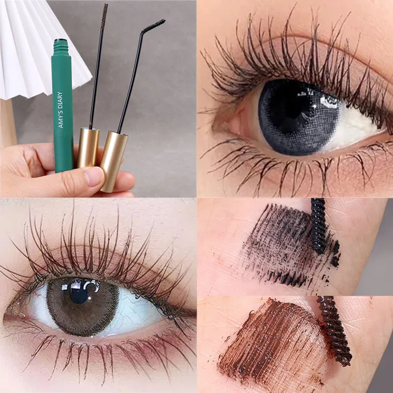 Wimper Extensie Mascara Zwart Bruin Waterdicht Extra Volume Verlengt Wimpers Natuurlijke Dikke Wimpers Make-Up Koreaanse Cosmetica