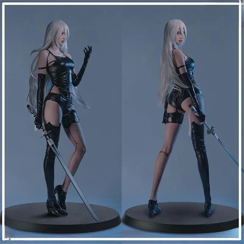 AGCOS Anime NieR:Automata A2 Cosplay YoRHa tipo A2 disfraz de Cosplay femenino disfraces de Halloween uniformes Cosplay Sexy