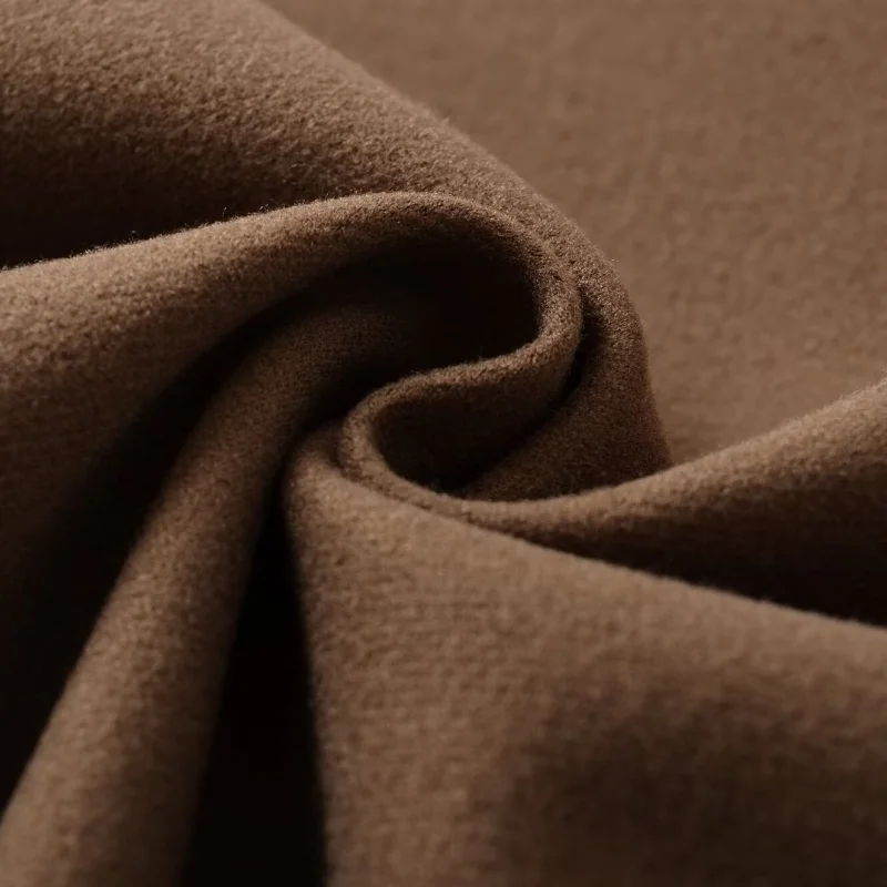 กางเกงขายาวเอวสูงทรงขากว้าง กระดุมสองเม็ด ผ้าพลิ้ว สไตล์ลำลอง ใส่ทำงาน ช่วยพรางหุ่น วินเทจ แฟชั่นผู้หญิง สำหรับฤดูใบไม้ร่วงและฤดูหนาว