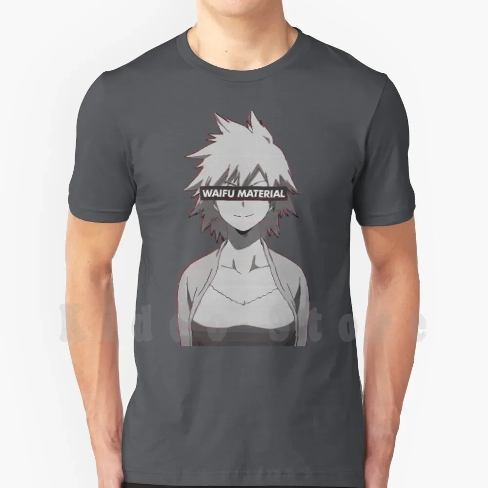 Ｍｉｔｓｕｋｉ　Ｂａｋｕｇｏ T Shirt Diy Big Size 100% Cotton Mitsuki Bakugo Mother Mitsuki Bakugo Real Waifu Mature Milf Boku No Hero