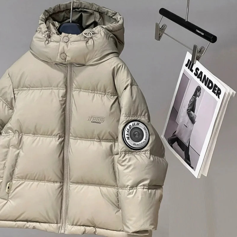 

Boys Down and Cotton Jacket Windbreak Outerwear 2025 Stylish Winter Autumn Warm Cotton Christmas Gift Children's Clothing