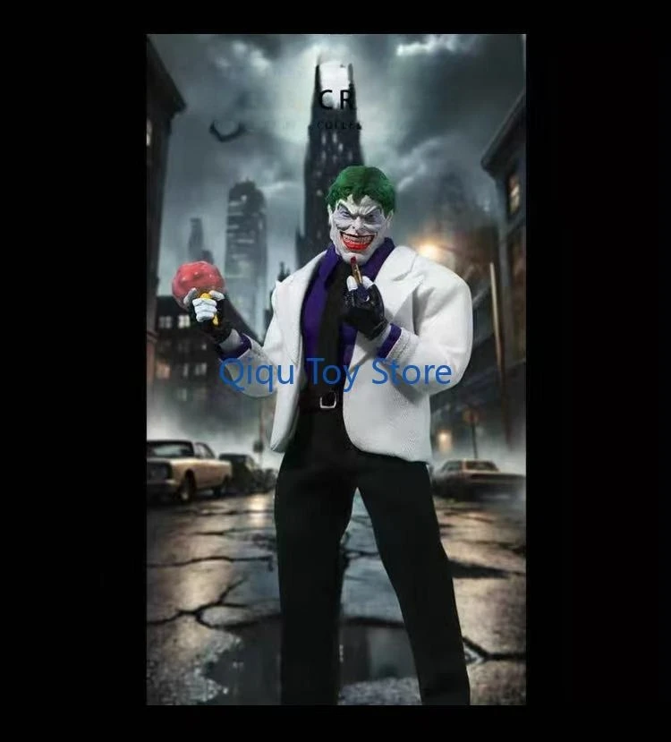 

Черный возвратный клоун, 17 см, около 1/12, тканевый супер подвижный клоун, экстремальный злой Мадман, подвижная солдатская ручная модель