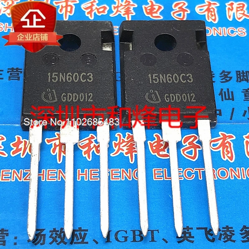 

(5 шт./партия) 15N60C3 SPW15N60C3 TO-247 600V 15A