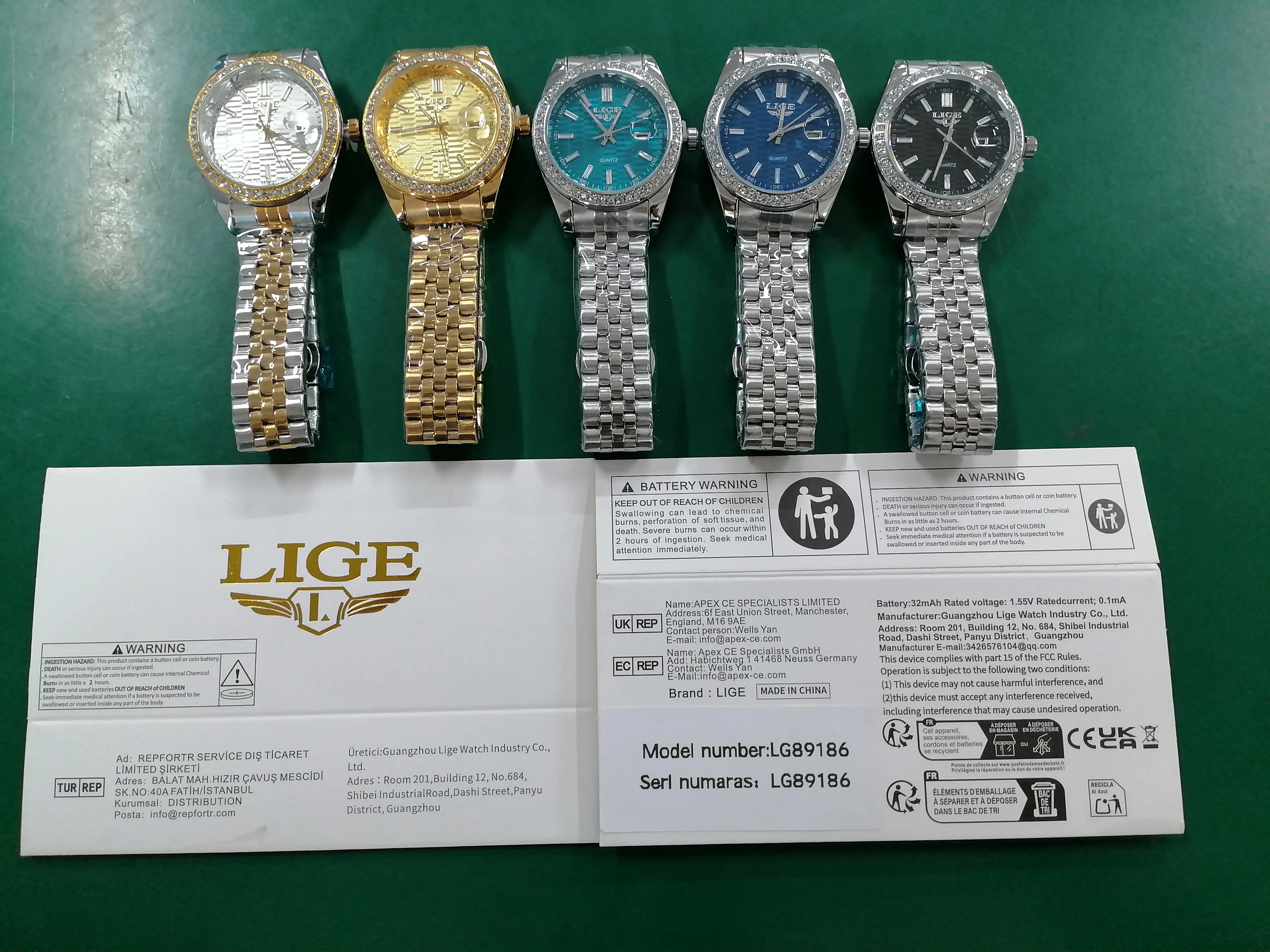 

LIGE Brand Mens Business Sports Quartz Watch Classic Waterproof Luminous Calendar Creative Clock Male Personalized Wristwatch